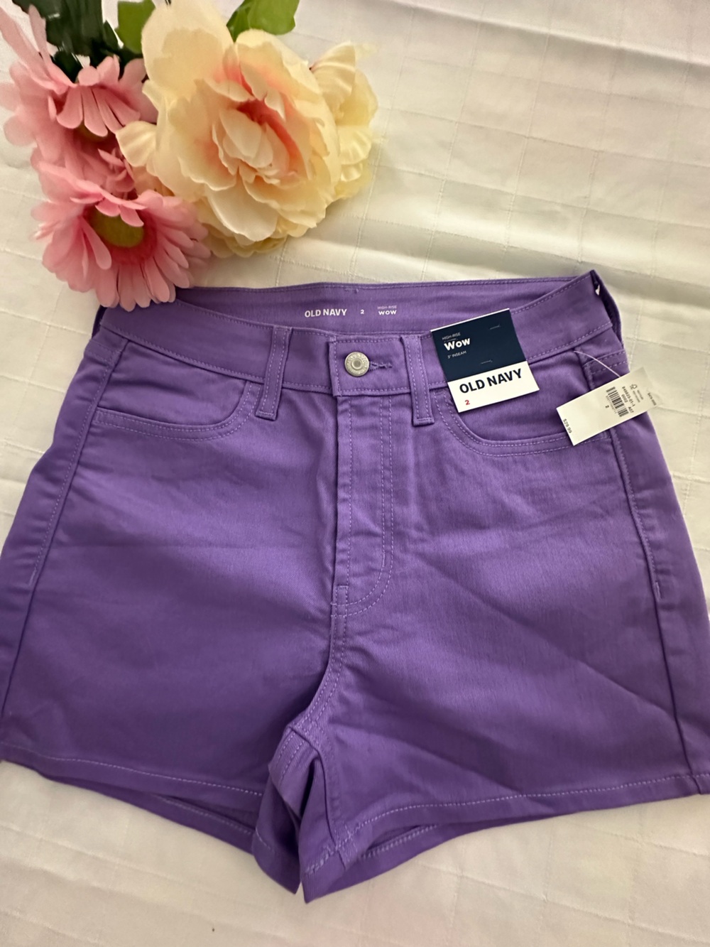 Old Navy NWT Purple High-Rise Women's Shorts